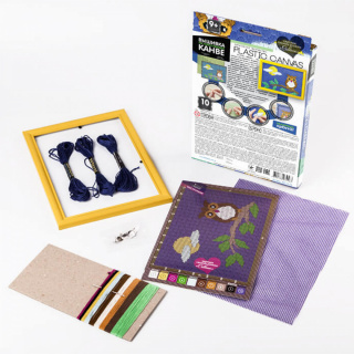 Вишивка на пластиковій канві PLASTIC CANVAS Danko toys РС-01-01,02,03,04,05...10