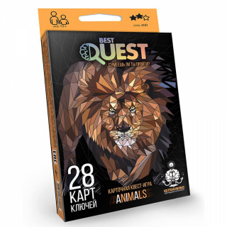 Карткова квест-гра "BEST QUEST" Danko toys BQ-01-01U,02U,03U,04U