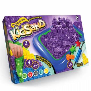 Кінетичний пісок KidSand 1200г+пісочниця KS-02-02U