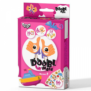 Настільна розважальна гра "DOOBL IMAGE" міні Danko toys DBI-02-01U,02U,03U,04U