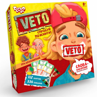 Настільна розважальна гра "Veto" Danko toys VETO-01-01U