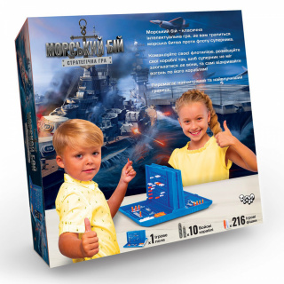 Настільна розважальна гра "Морський бій" Danko toys G-MB-01U
