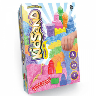 Кінетичний пісок KidSand 600г Danko toys KS-04-04U, 05U, 06U ... 09U