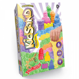 Кінетичний пісок KidSand 600г Danko toys KS-04-04U, 05U, 06U ... 09U