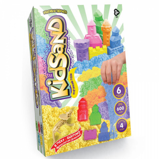 Кінетичний пісок KidSand 600г Danko toys KS-04-04U, 05U, 06U ... 09U