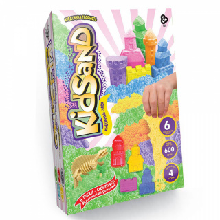 Кінетичний пісок KidSand 600г Danko toys KS-04-04U, 05U, 06U ... 09U