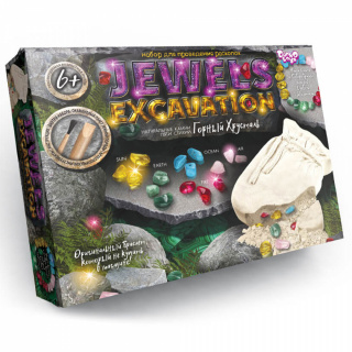 Набір для проведення розкопок "JEWELS EXCAVATION" каміння JEX-01-02
