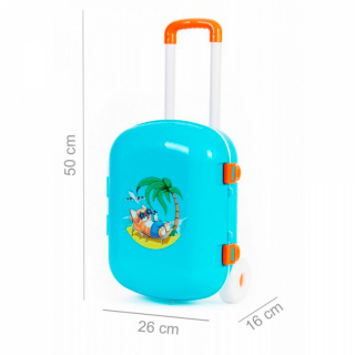 Валіза блакитна ТехноК 6108