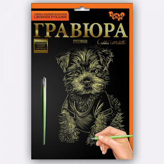 Набір для творчості "Гравюра А5" (32 види) Danko toys ГР-А5-01з...24з, 01с...24с