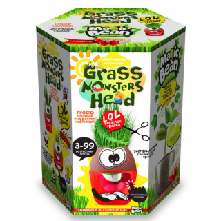 Набір для проведення дослідів "Grass monsters head" "Danko toys GMH-01-01U, 02U, 03..."