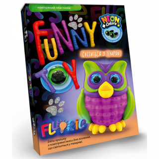 Набір творчої творчості "Air clay FLUORIC" Danko toys AICL-FL-01-01,02,03 ... 08U