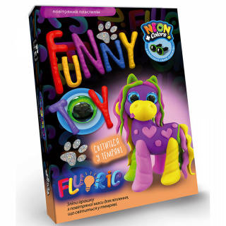 Набір творчої творчості "Air clay FLUORIC" Danko toys AICL-FL-01-01,02,03 ... 08U
