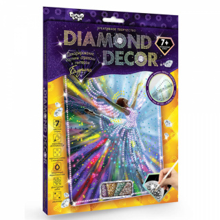 Декорування стразами "DIAMOND DECOR" (10видів) Danko toys DD-01-01,-11