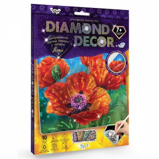 Декорування стразами "DIAMOND DECOR" (10видів) Danko toys DD-01-01,-11
