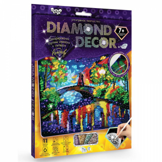 Декорування стразами "DIAMOND DECOR" (10видів) Danko toys DD-01-01,-11