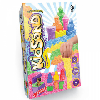 Кінетичний пісок KidSand 1000 г Danko toys KS-04-10,11,12,13,14,15U