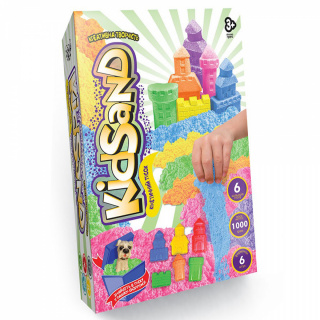 Кінетичний пісок KidSand 1000 г Danko toys KS-04-10,11,12,13,14,15U