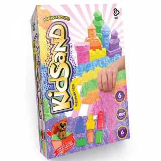 Кінетичний пісок KidSand 1000 г Danko toys KS-04-10,11,12,13,14,15U