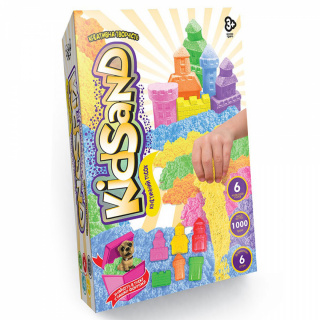 Кінетичний пісок KidSand 1000 г Danko toys KS-04-10,11,12,13,14,15U