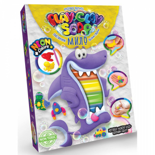 Пластилінове мило PLAY CLAY SOAP середній Danko toys PCS-03-01U, 02U, 03U, 04U