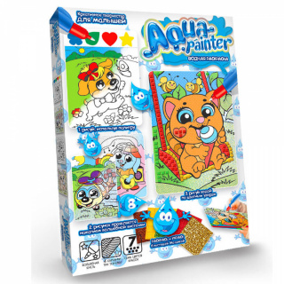 Набір Водне забарвлення AQUA PAINTER Danko toys AQP-01-01U, 02U03U.