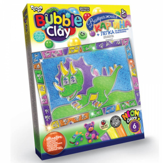 Вітражна картина "BUBBLE CLAY" Danko toys BBC-02-06U