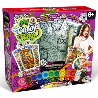 Сумка-размальовка "My Color Bag"  СОВ-01,01,02,03,04