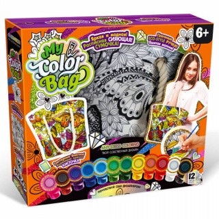 Сумка-размальовка "My Color Bag"  СОВ-01,01,02,03,04