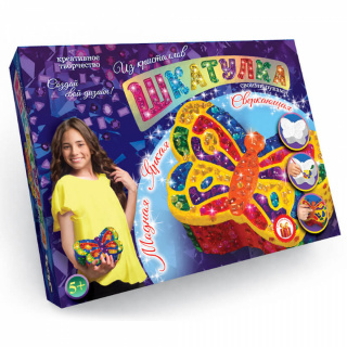 Шкатулка  із кристалів своїми руками Danko toys SHK-01-01,02,03