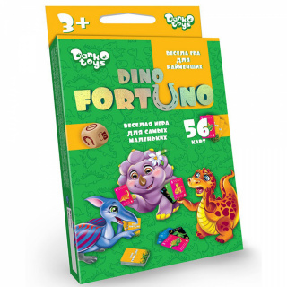 Розвиваюча настільна гра "Dino Fortuno" Danko toys UF-05-01