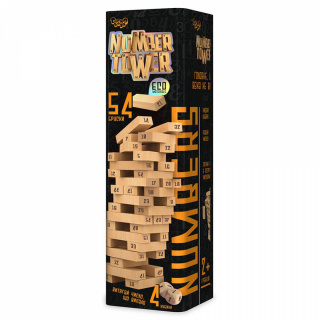 Розвиваюча настільна гра "NUMBER TOWER" Danko toys NT-01U