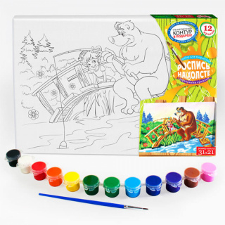 РОЗПИС НА ПОЛОТНІ 21*31 РХ-01-01,02,03,04...12 Danko toys
