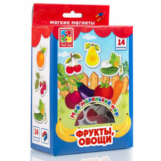 Гра наст. Мій маленький світ "Фрути, овочі" (14 м*яких магн.) VT3106-11