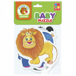 Пазли Vladi toys "Baby puzzle" "Зоопарк" VT1106-50