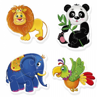 Пазли Vladi toys "Baby puzzle" "Зоопарк" VT1106-50