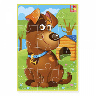 Пазли Vladi Toys А-5 м*які "Улюбленці. Песик" VT1103-53
