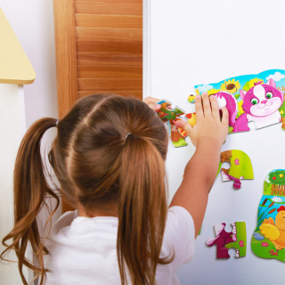 Пазли Vladi Toys А-5 на магніті "Котики" VT3205-73
