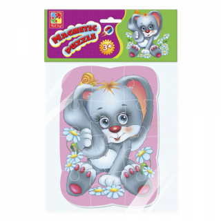 Пазли Vladi Toys на магніті "Зайчик" VT3205-34