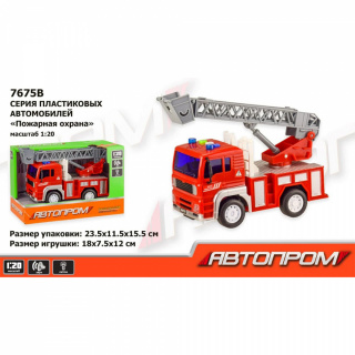 Машина 7675B "АВТОПРОМ" міські служби, 1:20, світло, звук,