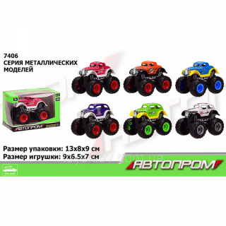 Машина метал 7406 АВТОПРОМ, 1:50, 6 цв.