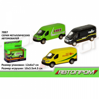 Машина метал 7897 "АВТОПРОМ" 1:50 3 кол, в коробці