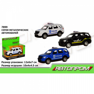 Машина метал 7899 "АВТОПРОМ" 1:50, 3 кольори, у коробці 12*7*6см