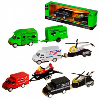 Машина метал 7903 "АВТОПРОМ" 1:50, 4 види, у коробці 24,5*5*7см