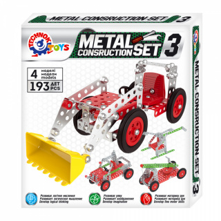 Конструктор мета. Set 3, 193 дет. рівень Junior ТехноК 6412