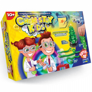 Безпечний освітній набір для проведення дослідів "CHEMISTRY KIDS" Danko toys CHK-01-02-03-04U