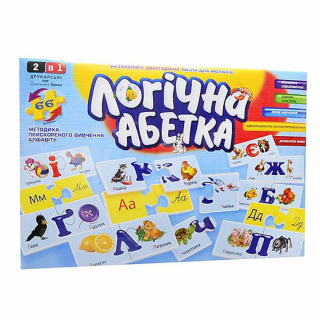 Гра настільна "Логічна абетка" Danko toys DT66Asp-U Danko toys