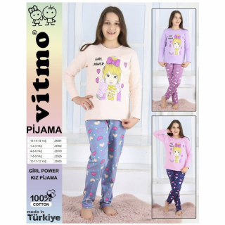 Піжама інтерлок Vitmo baby 23902 розмір 1 (80 зріст - 1 рік)
