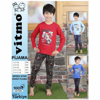 Піжама інтерлок Vitmo baby 23964 розмір 7 (122 зріст - 7 років)