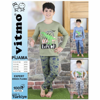 Піжама інтерлок Vitmo baby 24725 розмір 6 (116 ріст- 6 років )