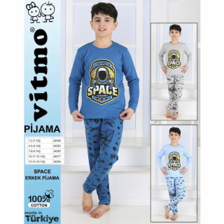 Піжама інтерлок Vitmo baby 24077 розмір 10 (140 зріст - 10 років)